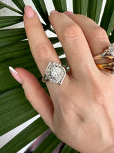 Vintage Starlight Cocktail Ring