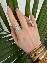 Vintage Starlight Cocktail Ring