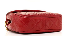 Vintage CHANEL Lambskin Quilted Flap Tassel Camera Bag | 1991
