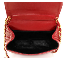 Vintage CHANEL Lambskin Quilted Flap Tassel Camera Bag | 1991