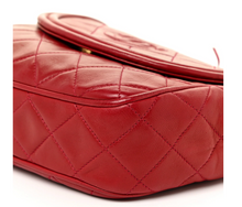 Vintage CHANEL Lambskin Quilted Flap Tassel Camera Bag | 1991